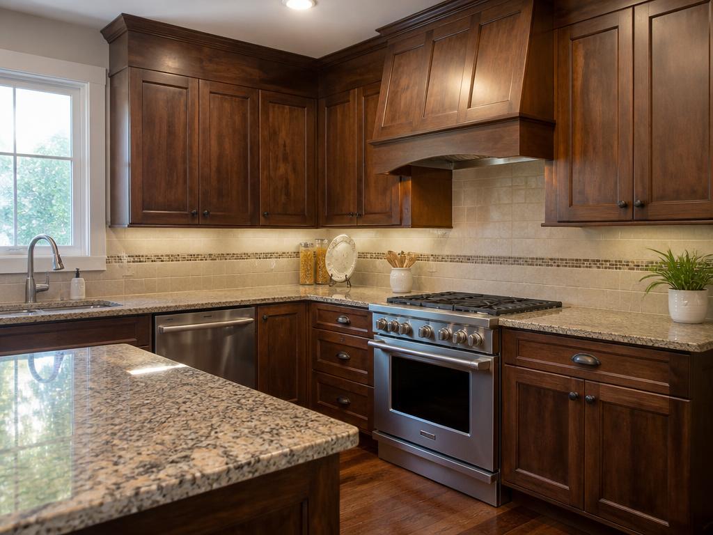 Cabinet Staining & Refinishing after
